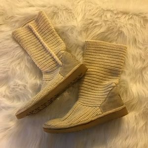Knit Ugg boots